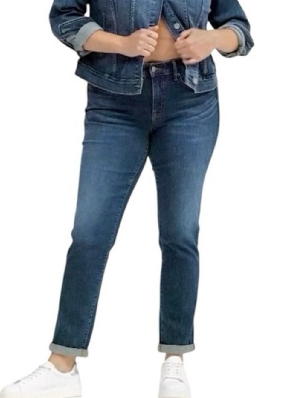 EUC Torrid Perfect Boyfriend Mid-Wash Ankle Vintage Stretch Jeans- Size 16S